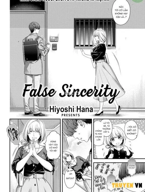 False Sincerity